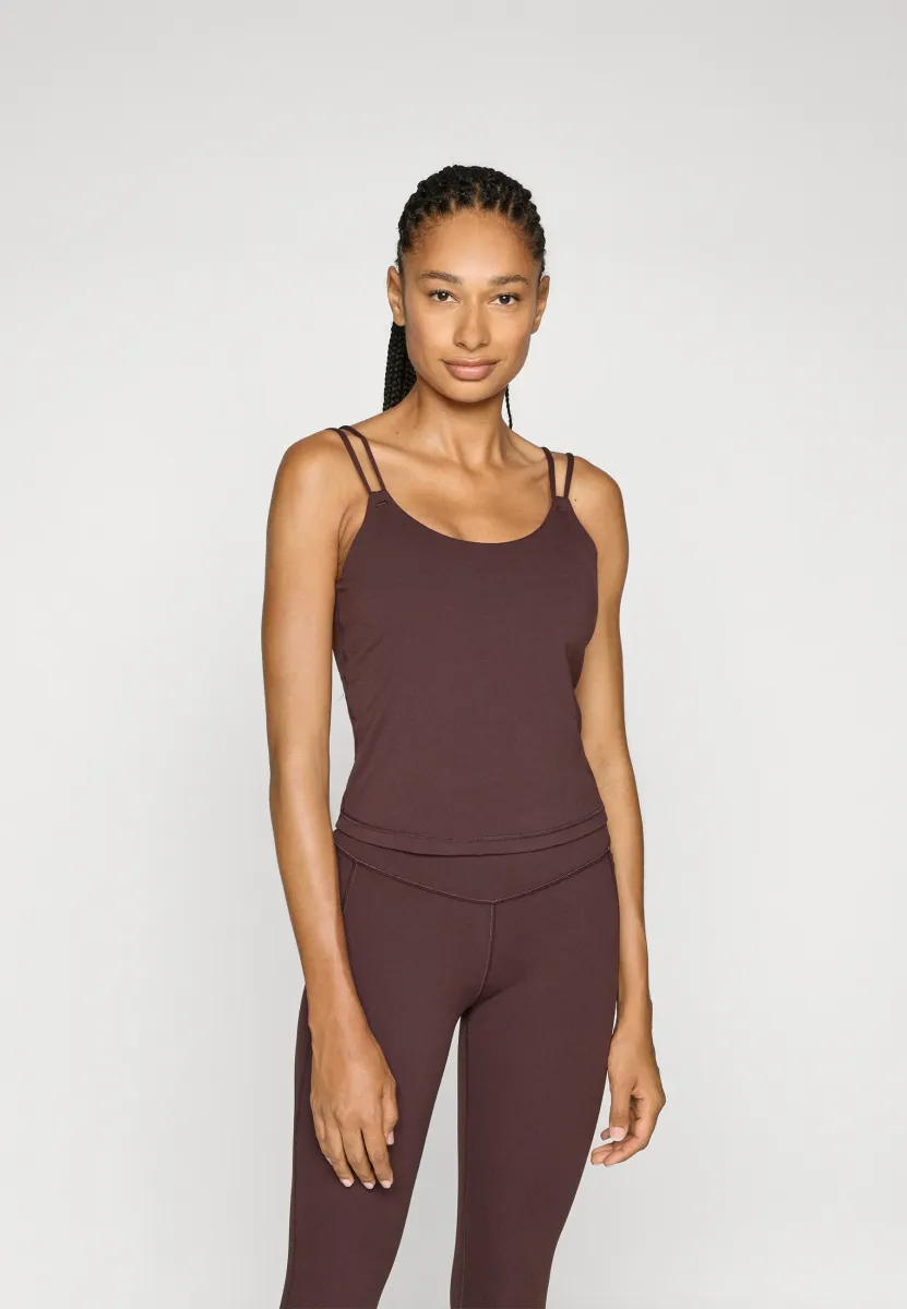 ULTIMATE STUDIO STRAPPY TANK - Top - sable brown