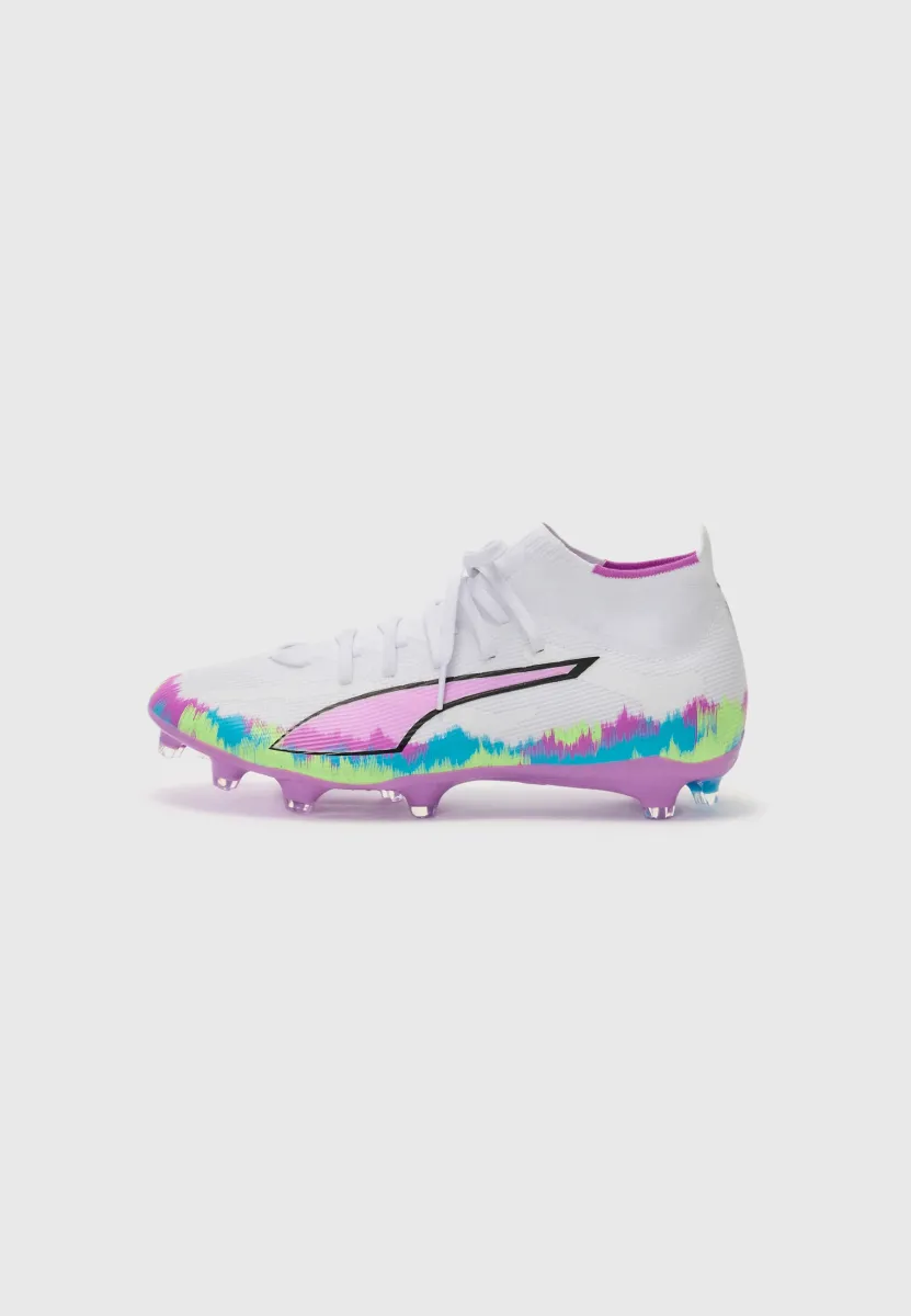ULTRA 6 MATCH FG/AG - Fußballschuhe für festen Untergrund - white/fizzy apple/bright aqua/pure magenta