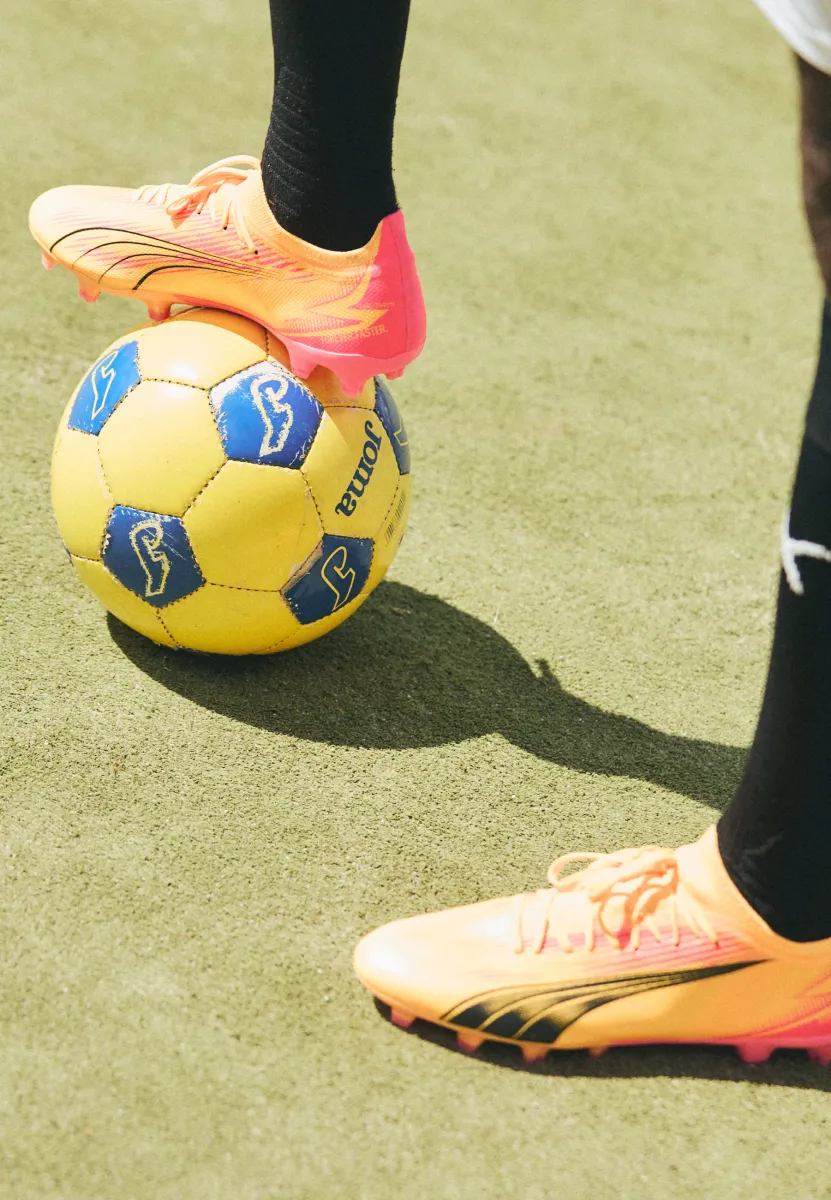 ULTRA MATCH FG/AG - Fußballschuhe Kunstrasen - sun stream/black/sunset glow