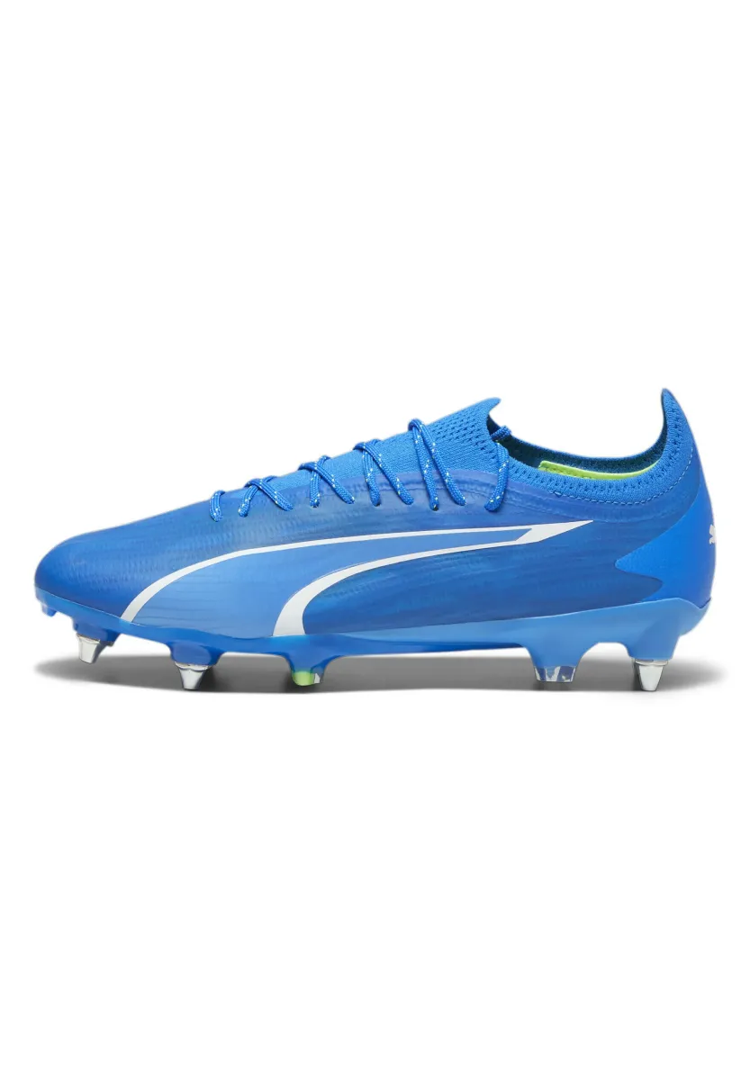 ULTRA ULTIMATE  - Fußballschuhe für weichen Untergrund - ultra blue white pro green