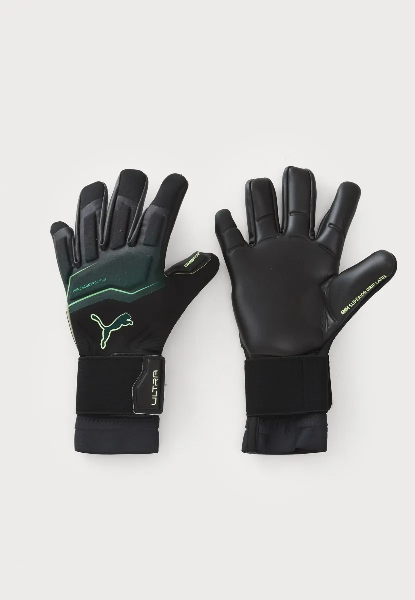 ULTRA ULTIMATE HYBRID UNISEX - Torwarthandschuh - black/green terrain/fizzy light