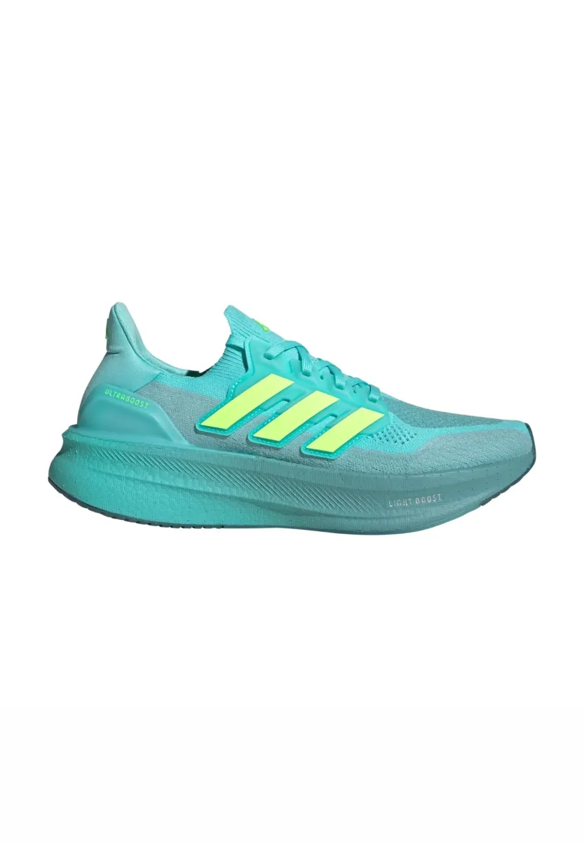 ULTRABOOST 5 - Laufschuh Straße - flash aqua lucid lemon mint ton