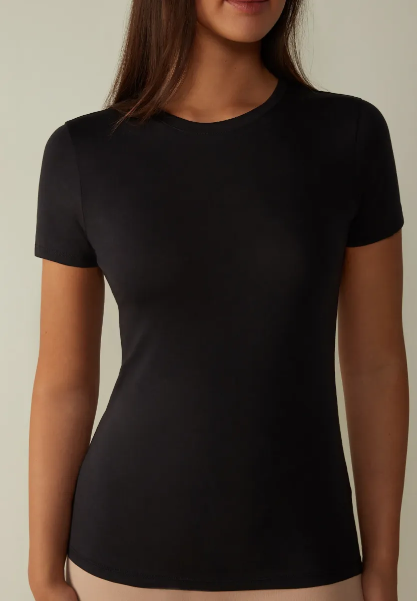 ULTRAFRESH SHORT-SLEEVED - T-Shirt basic - black