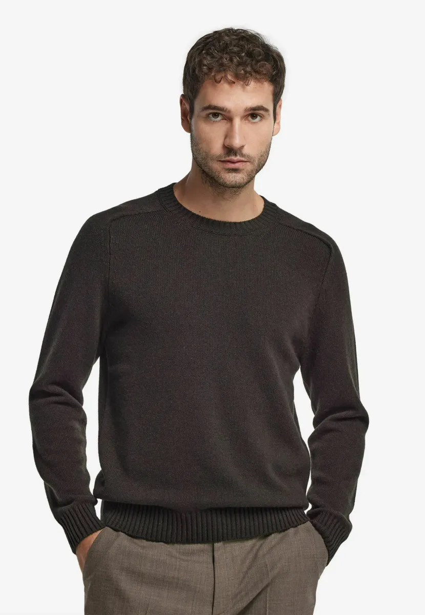 ULTRASOFT ROUND NECK - Strickpullover - brown