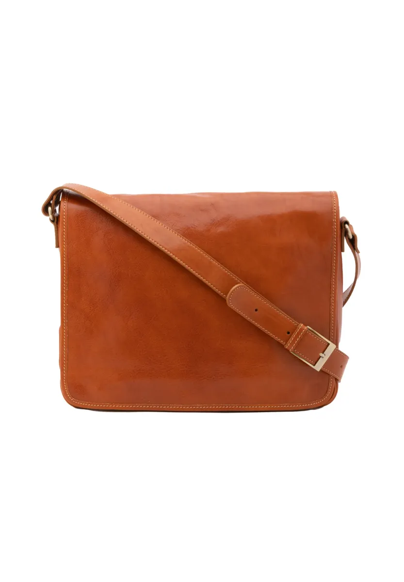 Umhängetasche - cognac