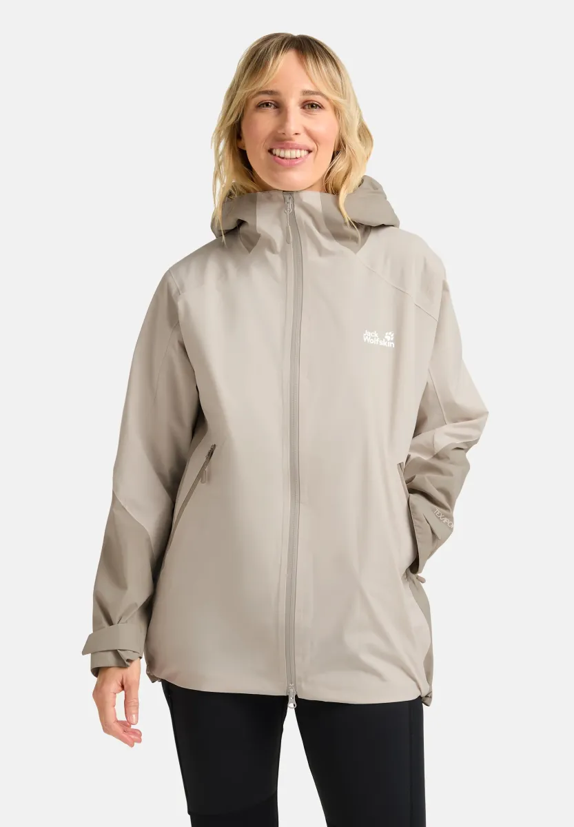 UNBOUND ADVENTURE - Regenjacke / wasserabweisende Jacke - pale sand