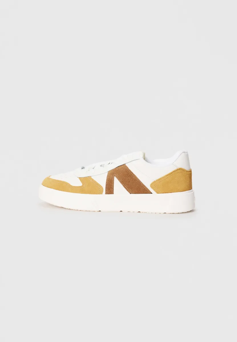 UNCOVER UNISEX - Sneaker low - sand/white