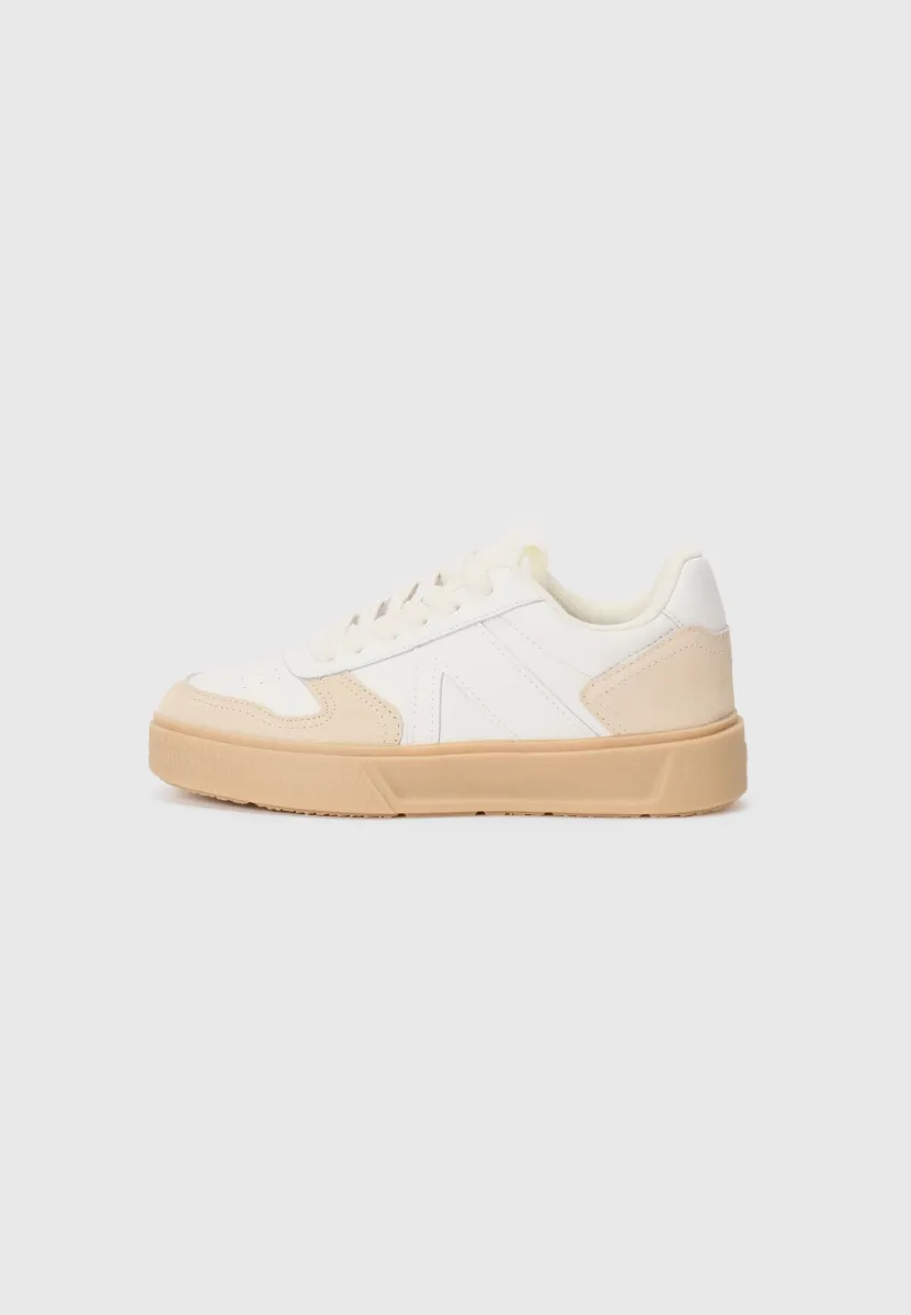 UNCOVER UNISEX - Sneaker low - white/gum