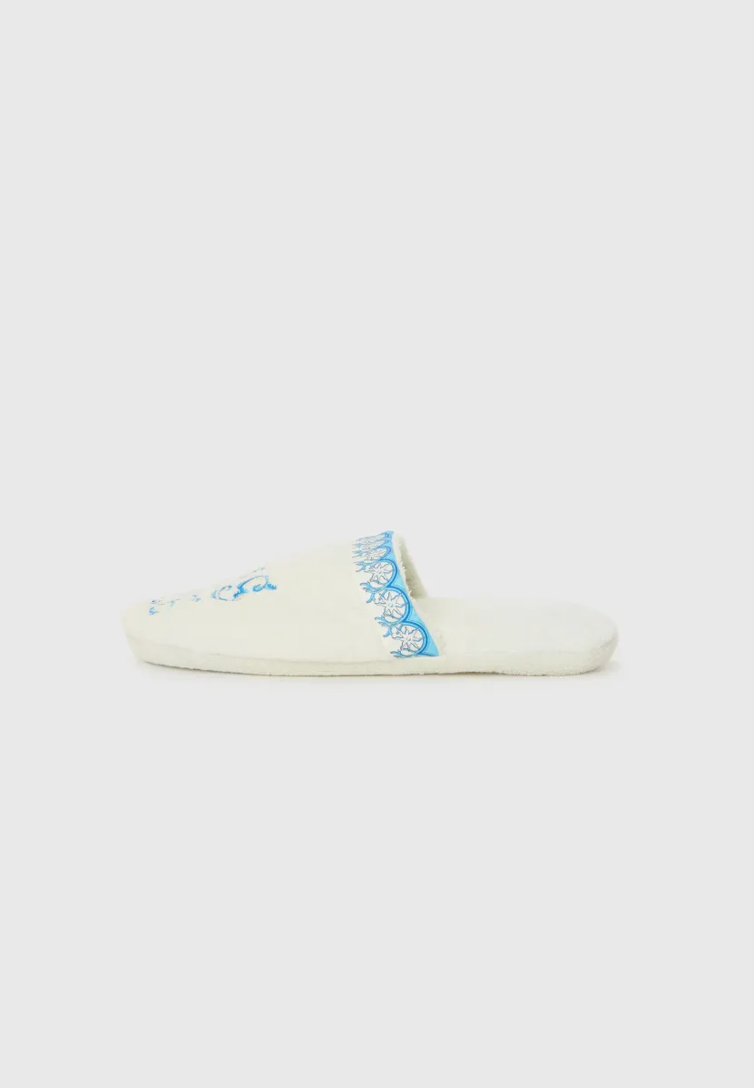 UNDERWATER BAROCCO - Hausschuh - eggshell/bright blue