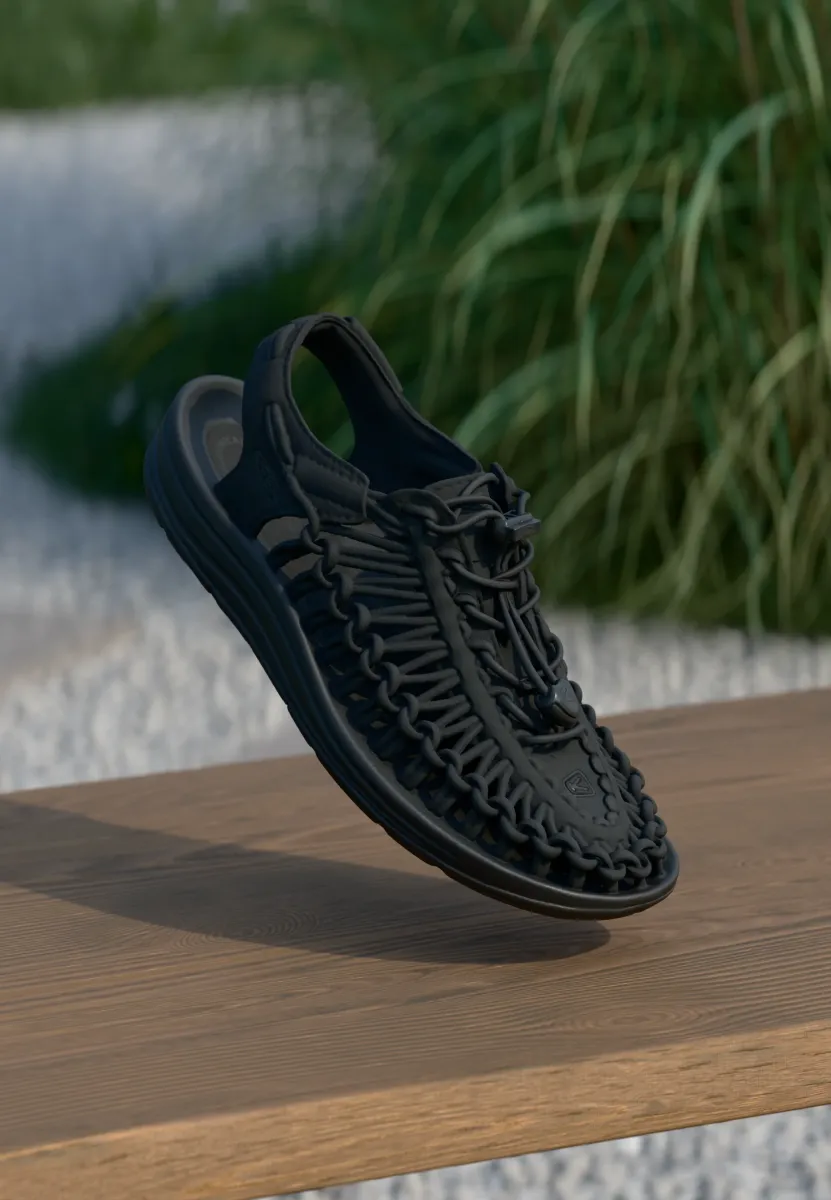 UNEEK - Trekkingsandale - black