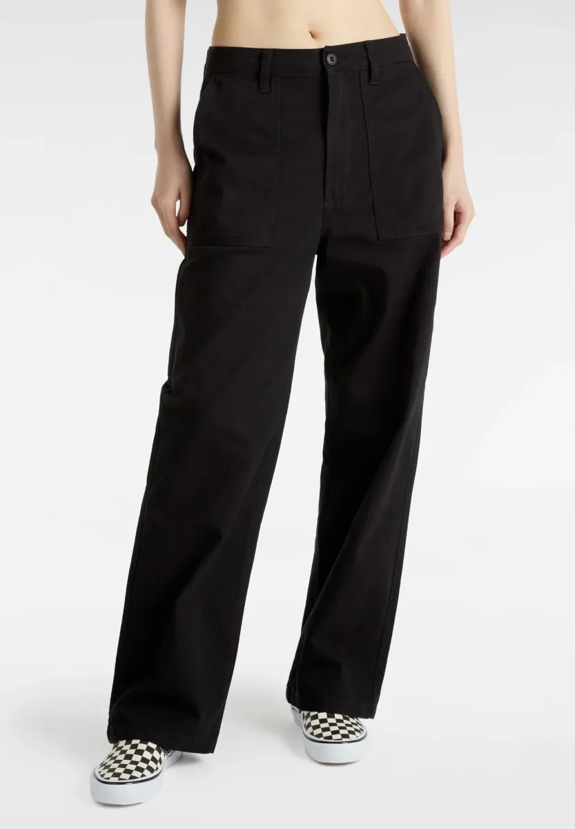 UNION RELAXED FIT CARPENTER - Stoffhose - black
