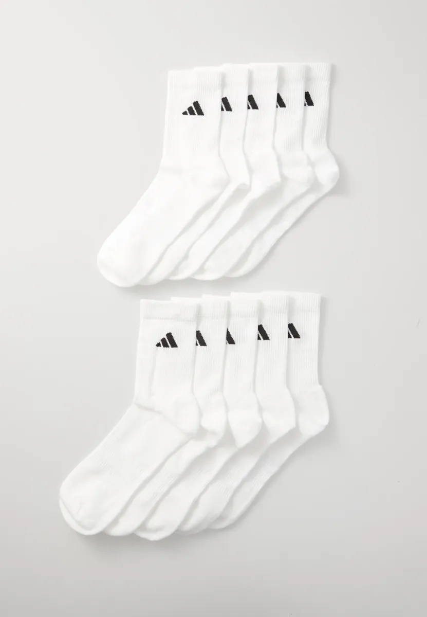 UNISEX 10 PACK - Sportsocken - white/black