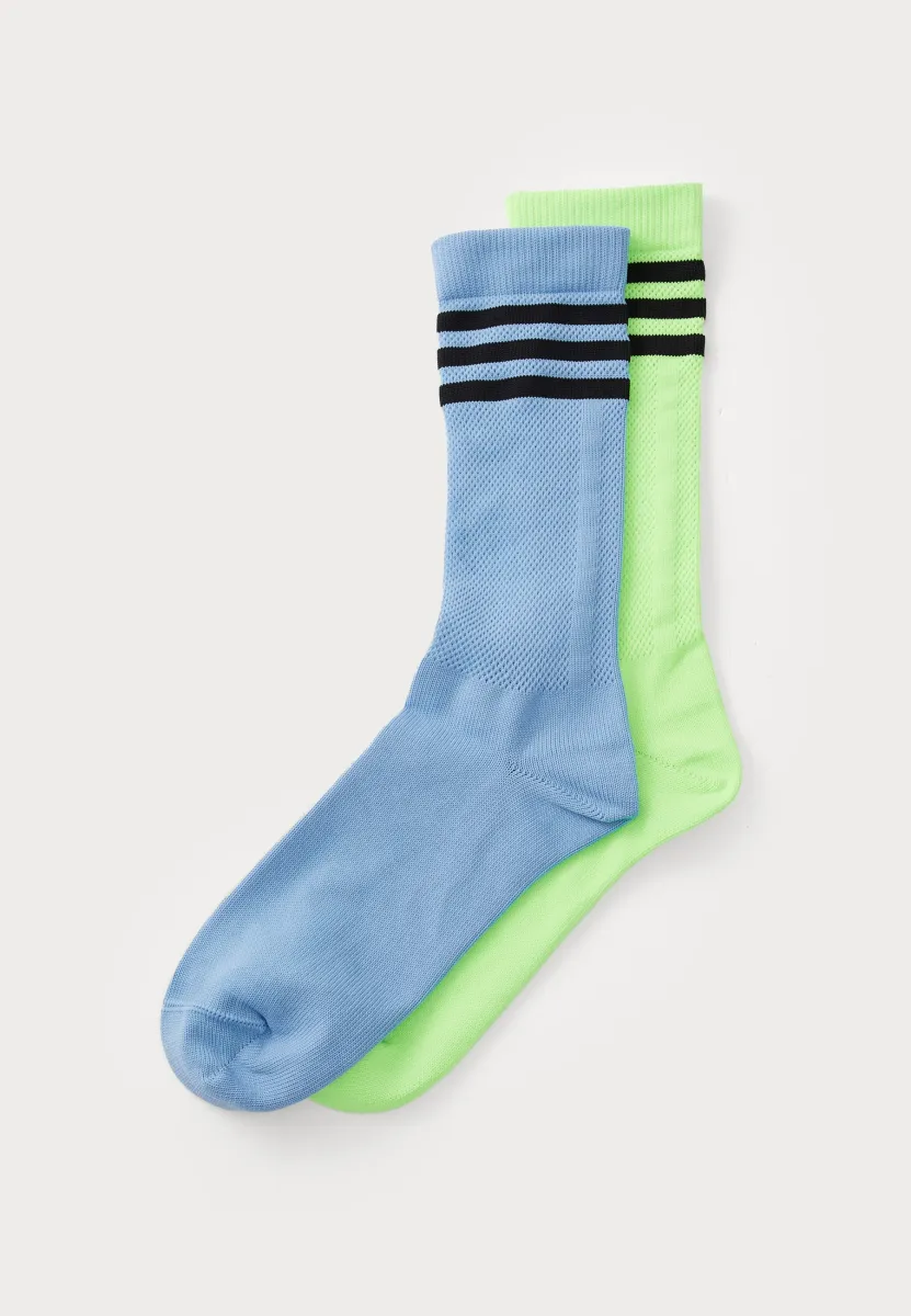 UNISEX 2 PACK - Socken - signal green/ash blue