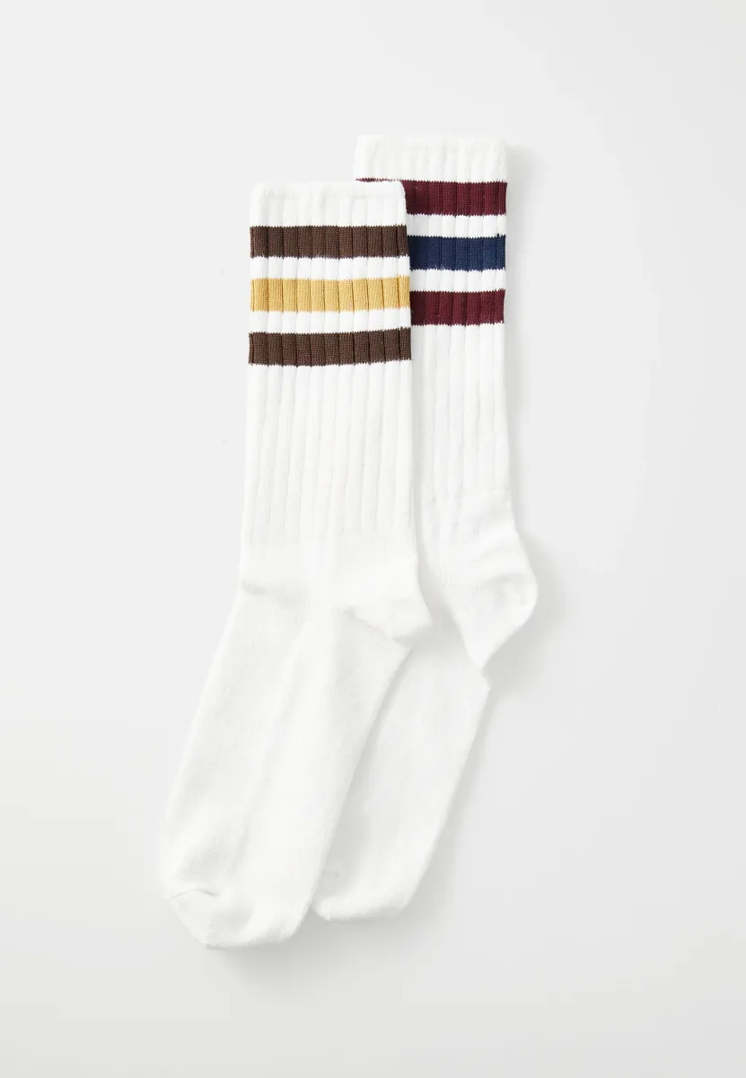 UNISEX 2 PACK - Socken - white/maroon