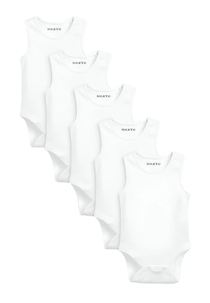 UNISEX 5  PACK - Body - white