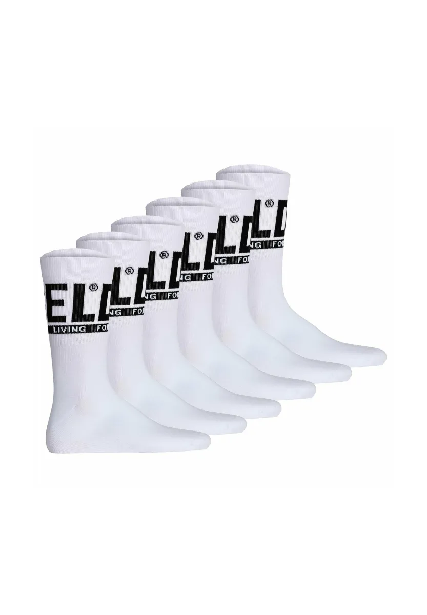 UNISEX  6ER PACK  - Socken - weiß