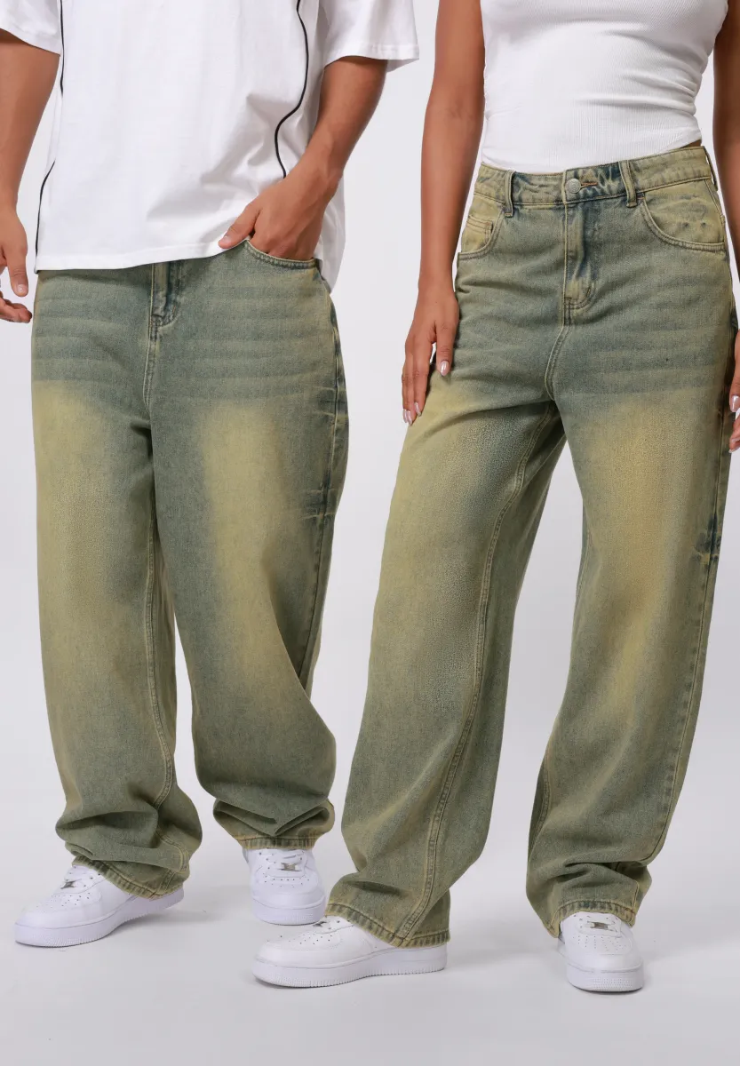 UNISEX - Baggy Jeans - vintage blue