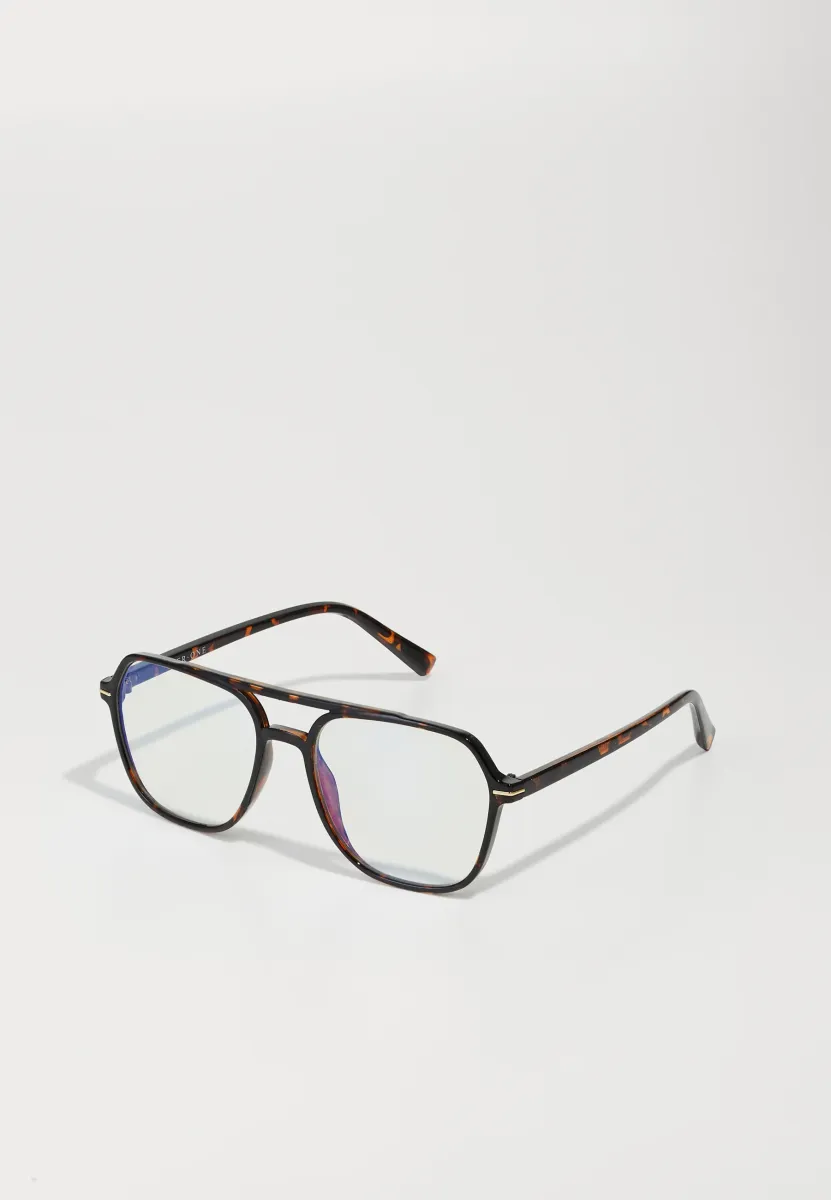UNISEX - Blue Light Brillen - brown melange