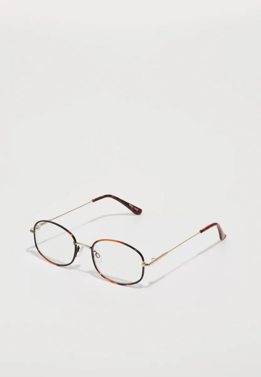 UNISEX - Blue Light Brillen - brown