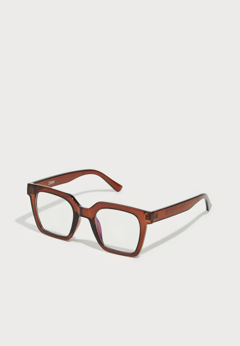 UNISEX - Blue Light Brillen - brown/brown