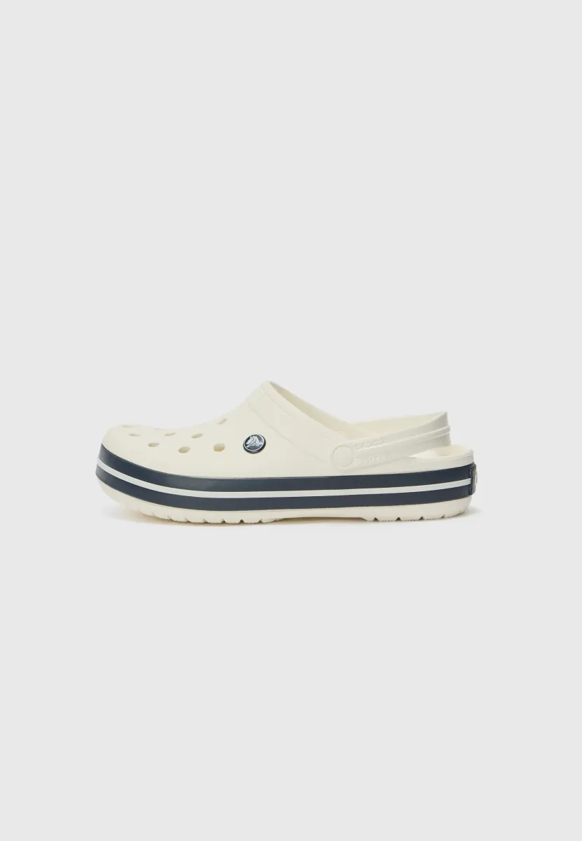 UNISEX - Clogs - white/navy