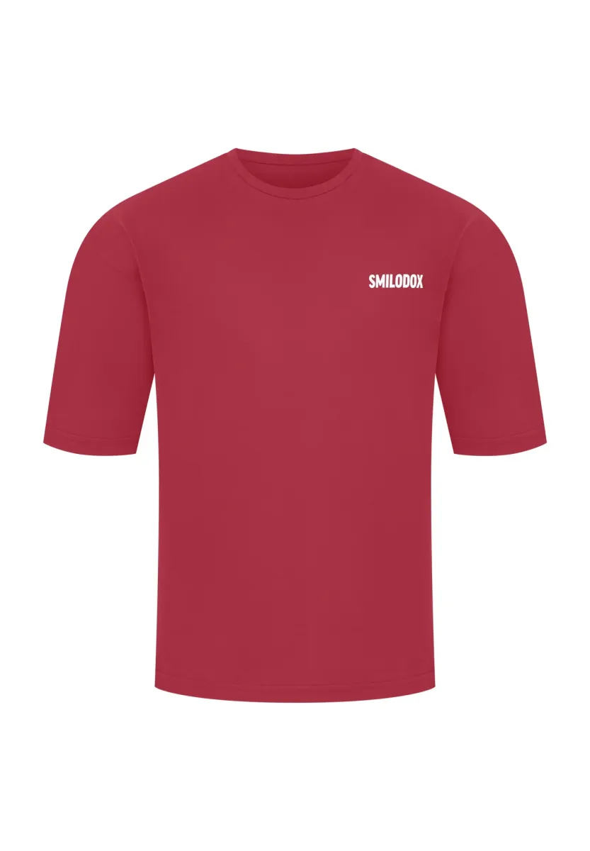 UNISEX CYRIS - T-Shirt print - bordeaux
