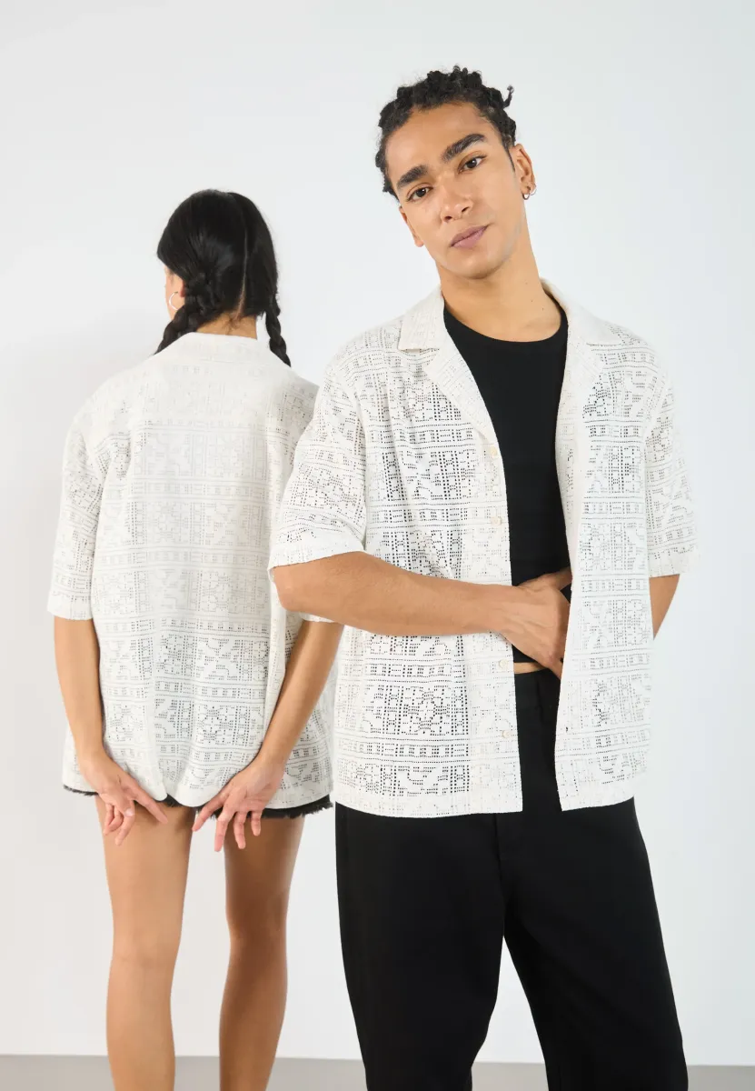 UNISEX - Hemd - beige