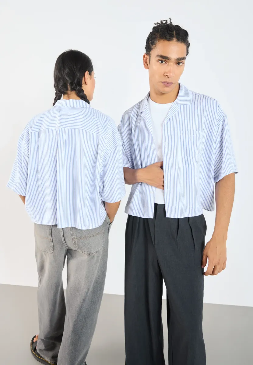 UNISEX - Hemd - white/blue