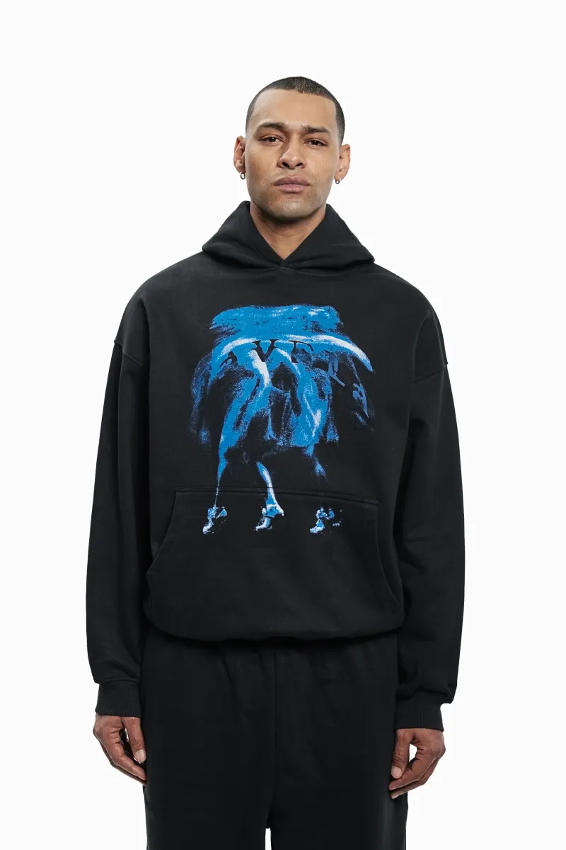 UNISEX - Kapuzenpullover - black