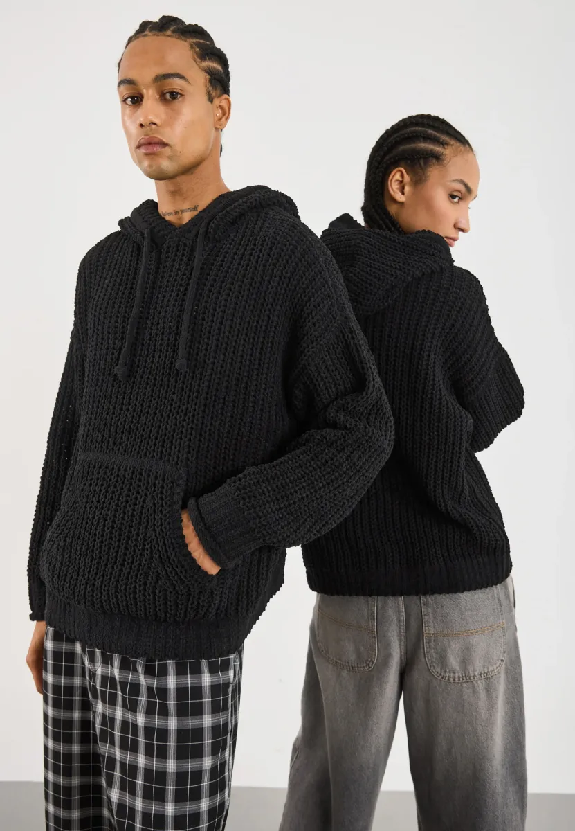 UNISEX - Kapuzenpullover - black