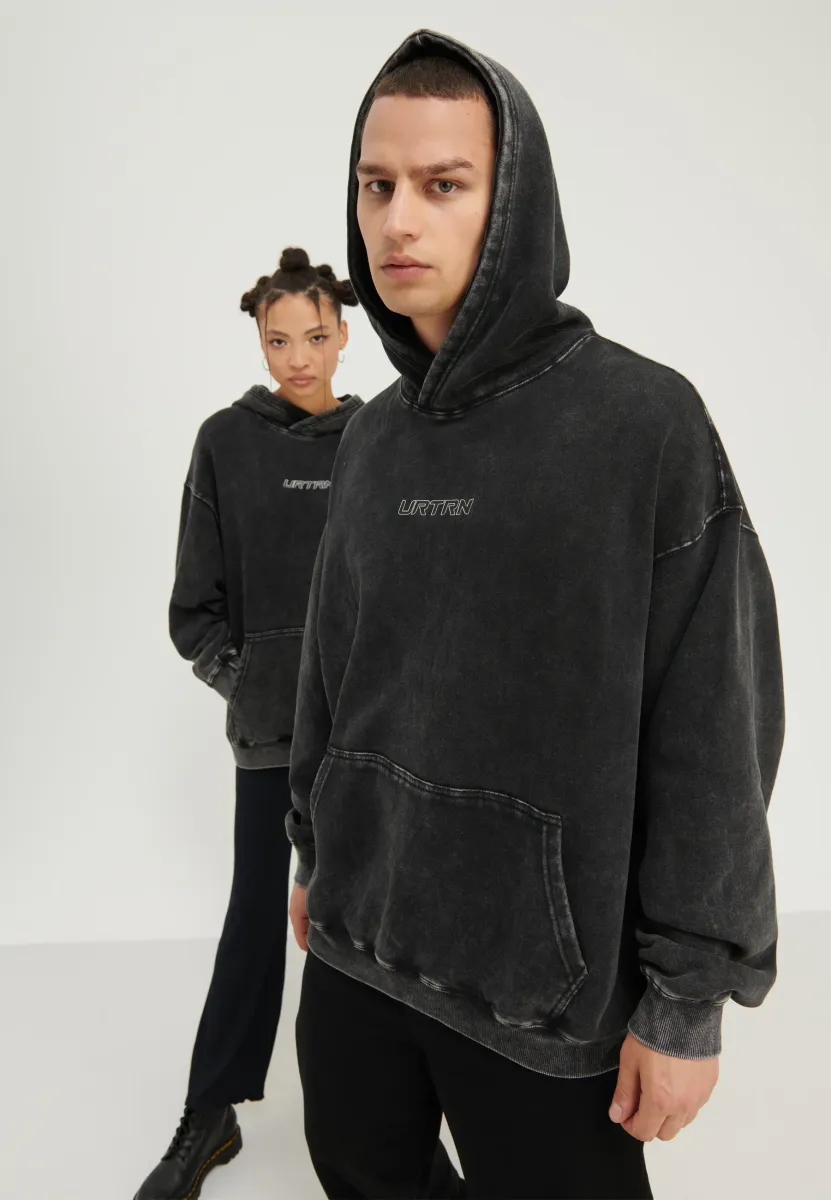 UNISEX - Kapuzenpullover - black