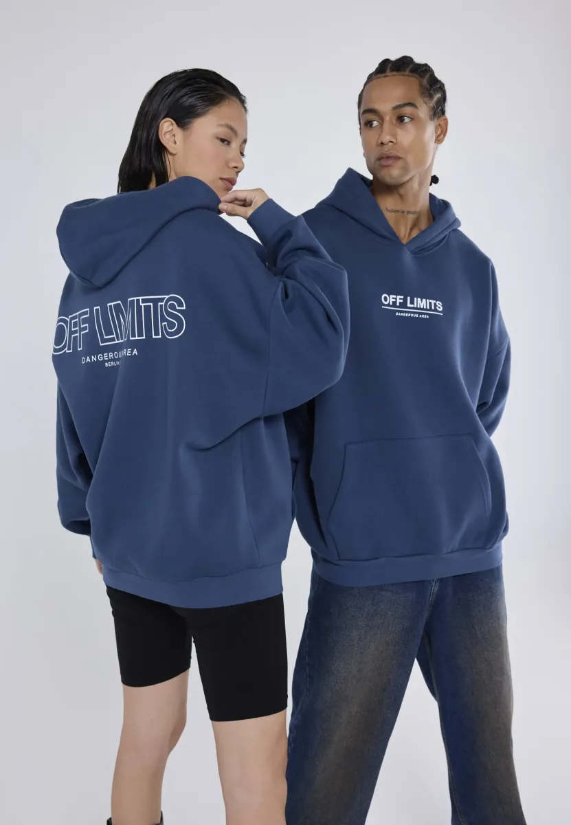 UNISEX - Kapuzenpullover - blue,grey