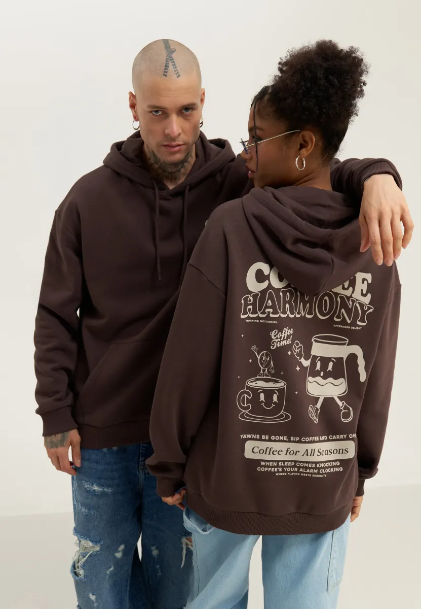 UNISEX - Kapuzenpullover - brown