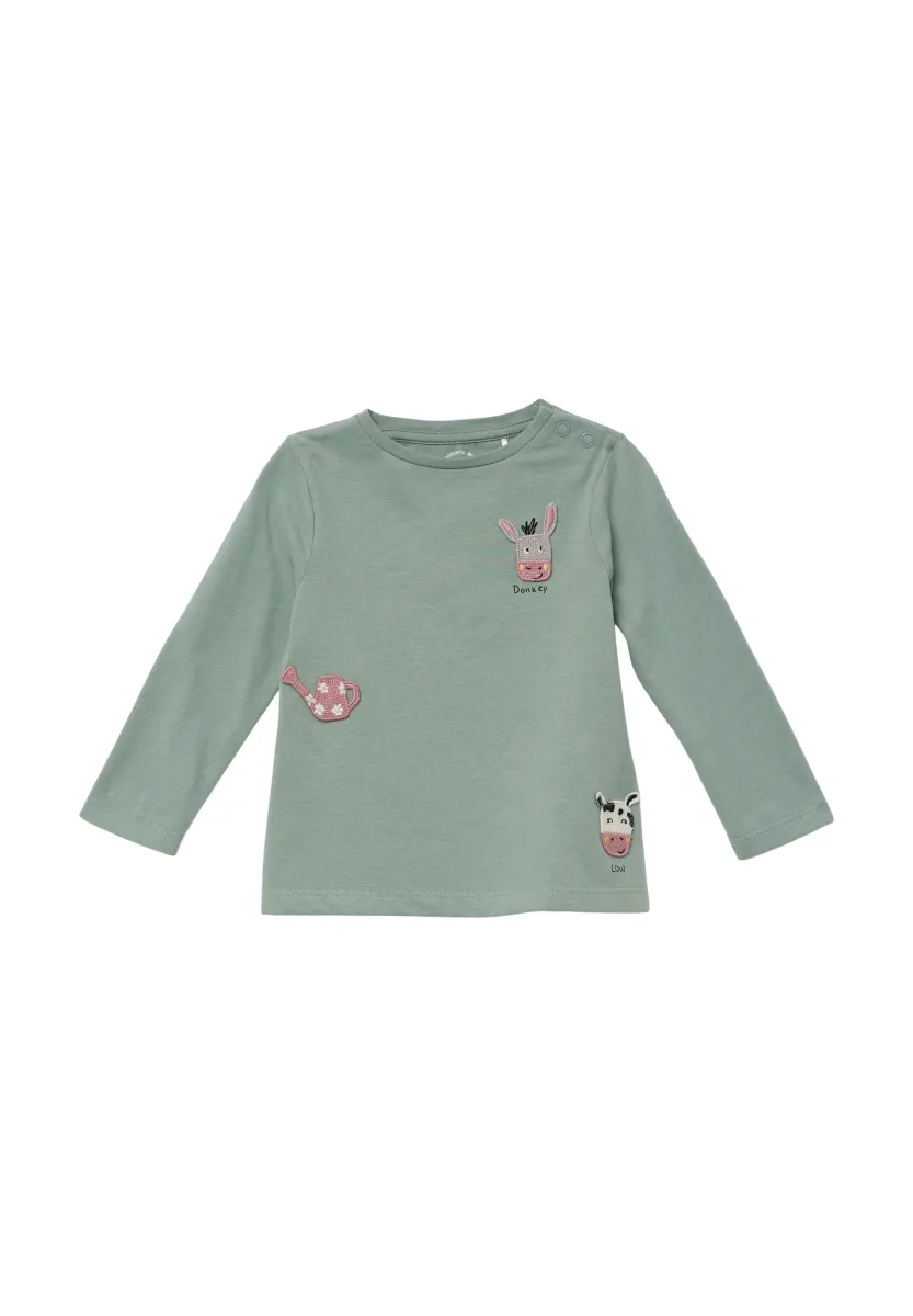 UNISEX - Langarmshirt - salbeigrün