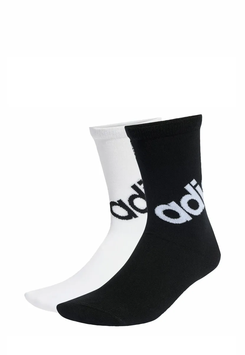 UNISEX LINEAR 2-PACK CREW - Socken - black/white