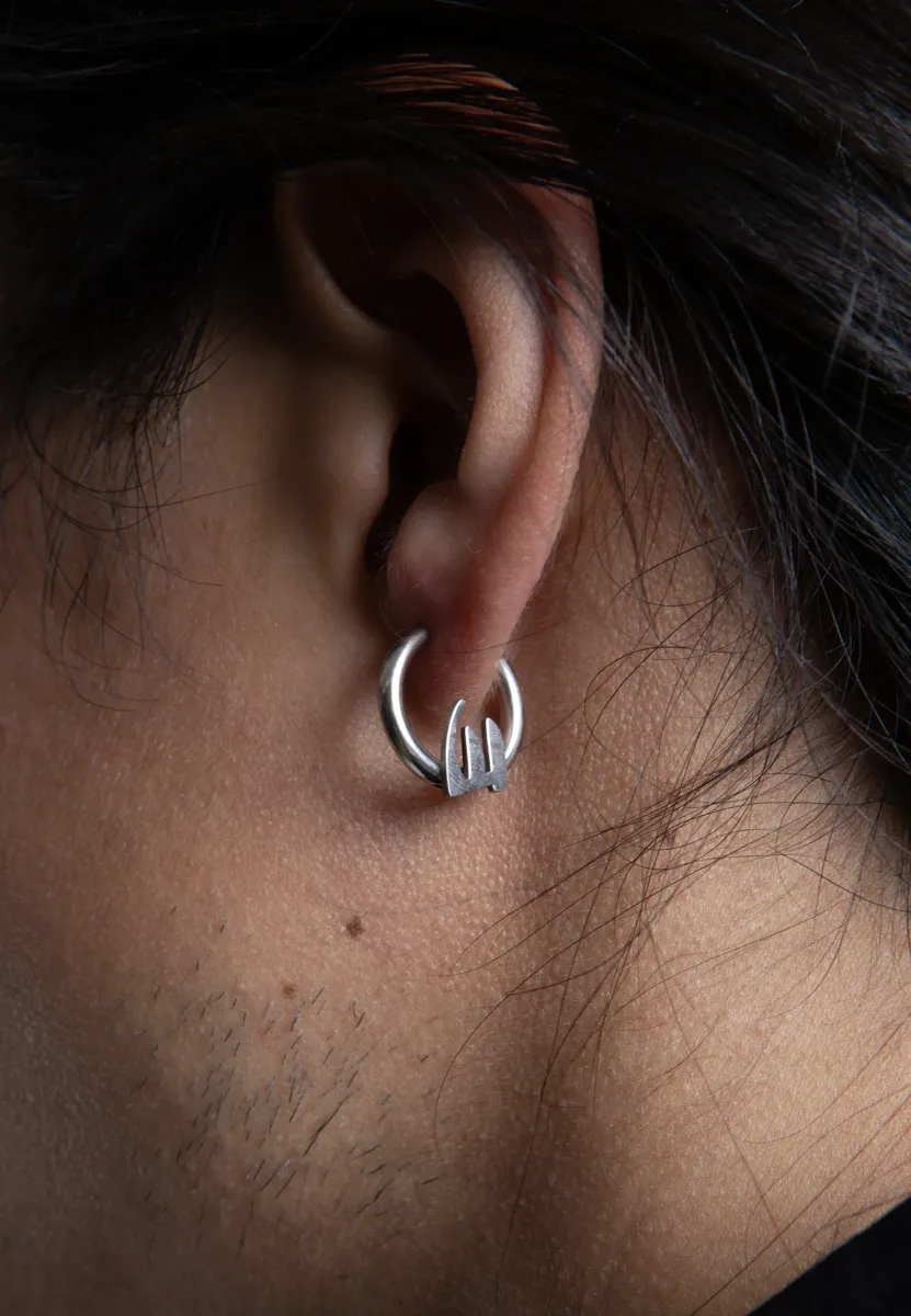 UNISEX  - Ohrringe - silver-colored