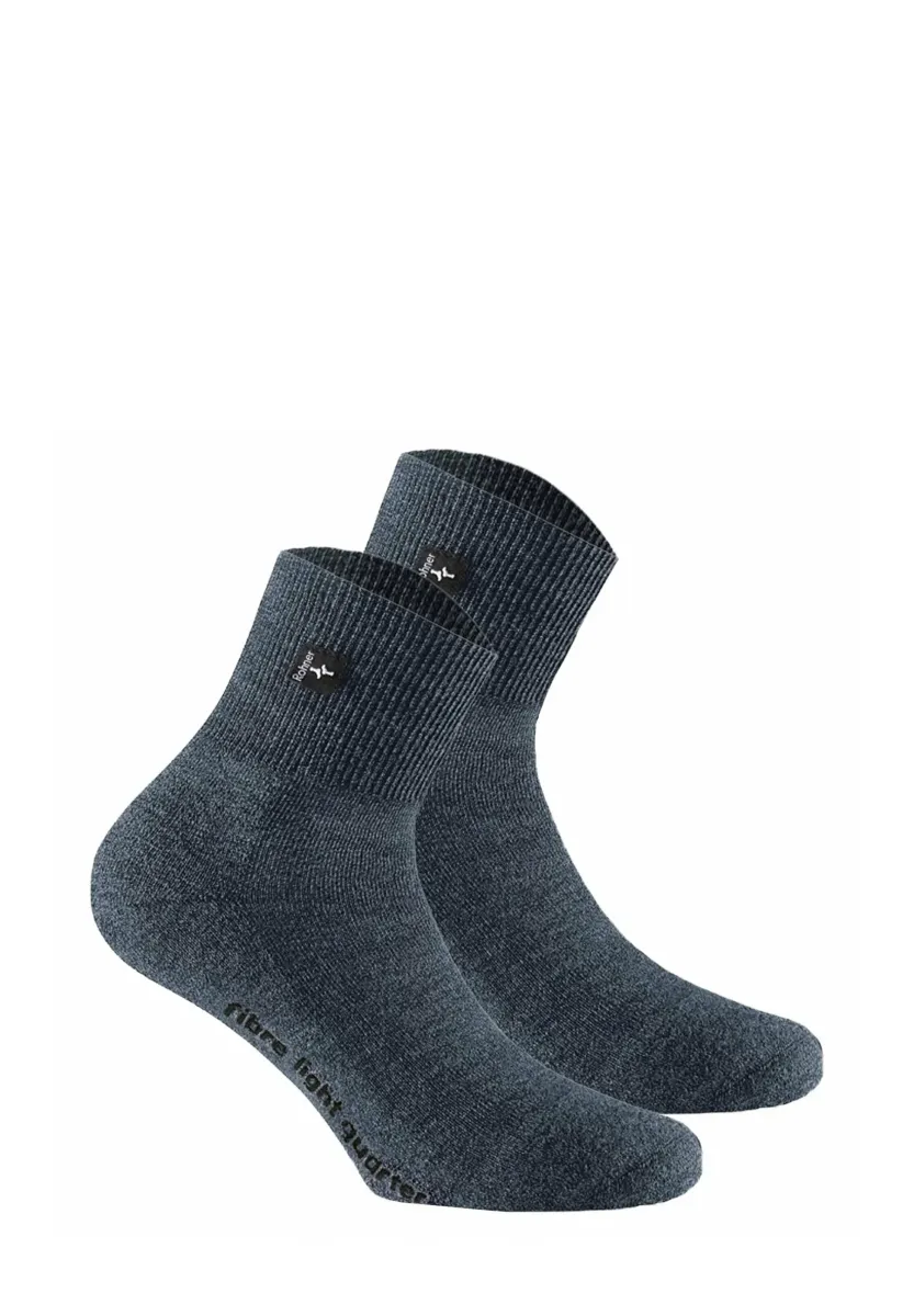 UNISEX QUARTER TREKKING 2ER PACK - LIGHT - Socken - blau