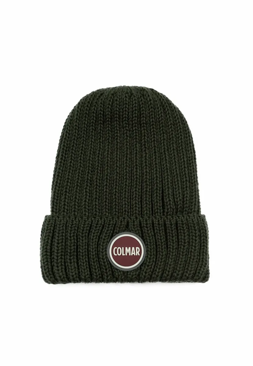 UNISEX RIB-KNIT WITH TURN-UP - Mütze - dark green