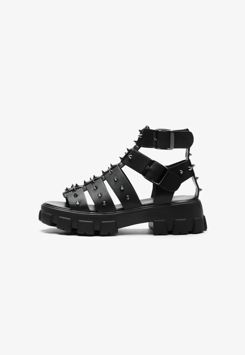 UNISEX - Riemensandalette - black
