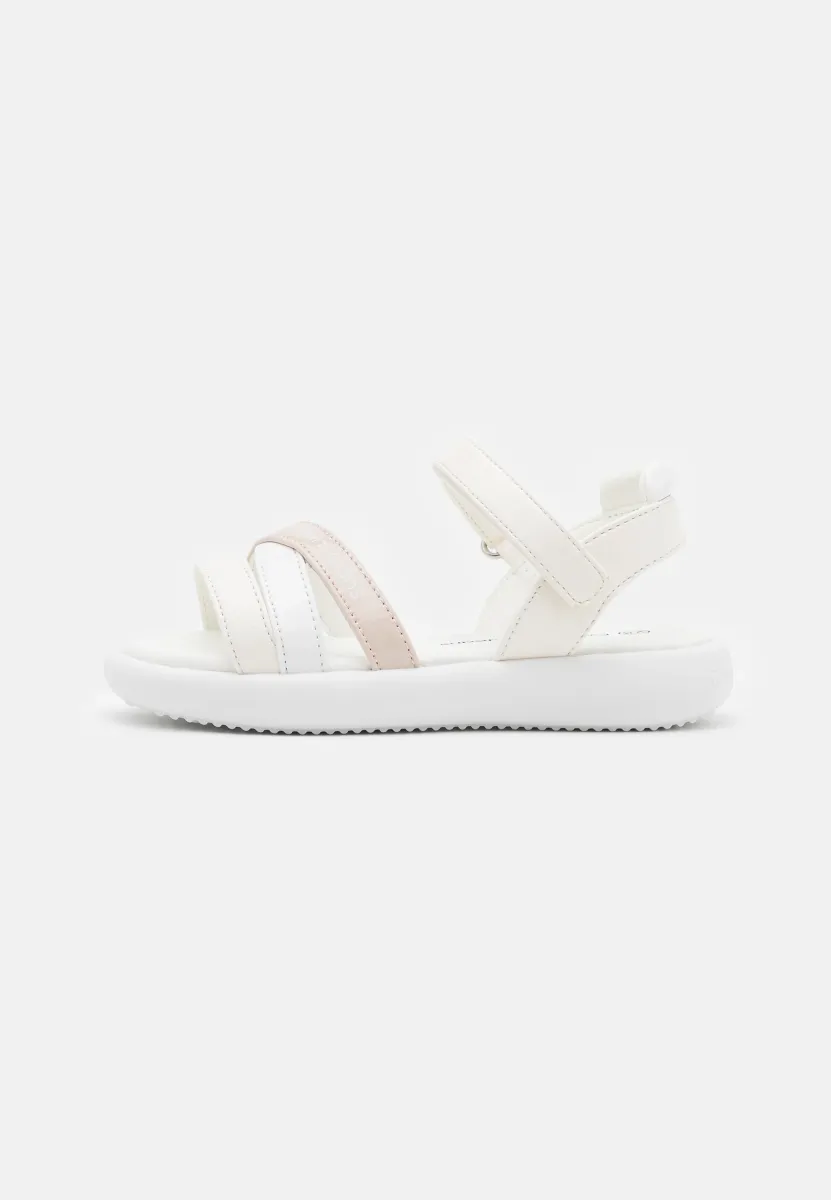 UNISEX - Riemensandalette - white/nude