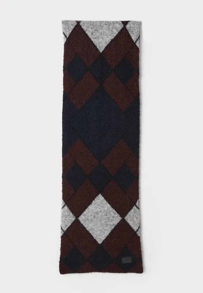 UNISEX - Schal - red/grey/blue