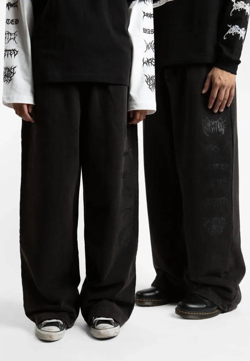 UNISEX SINNER - Jogginghose - faded black