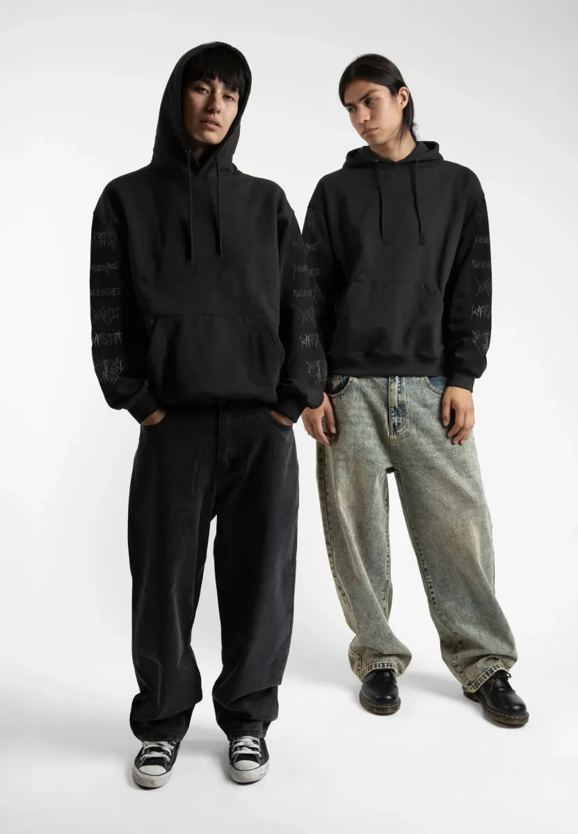 UNISEX SINNER - Kapuzenpullover - faded black