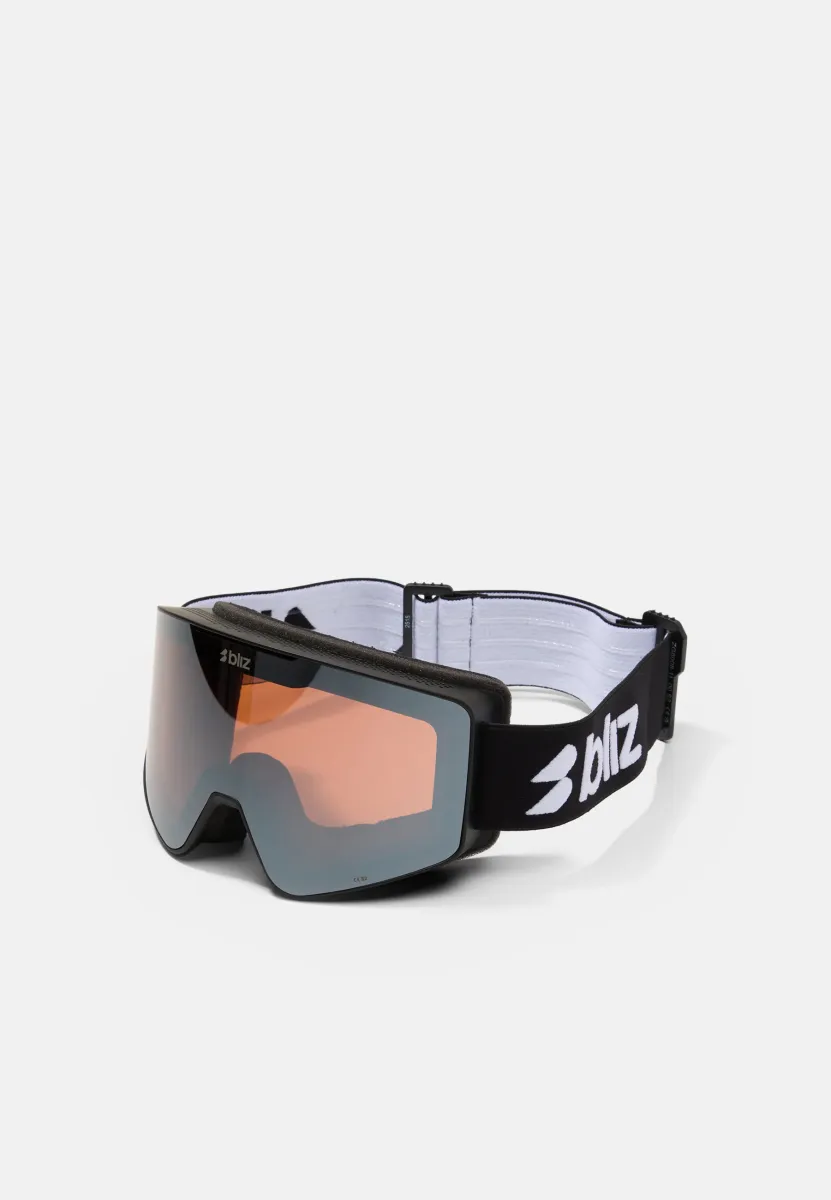 UNISEX - Skibrille - matte black/orange/silver-coloured