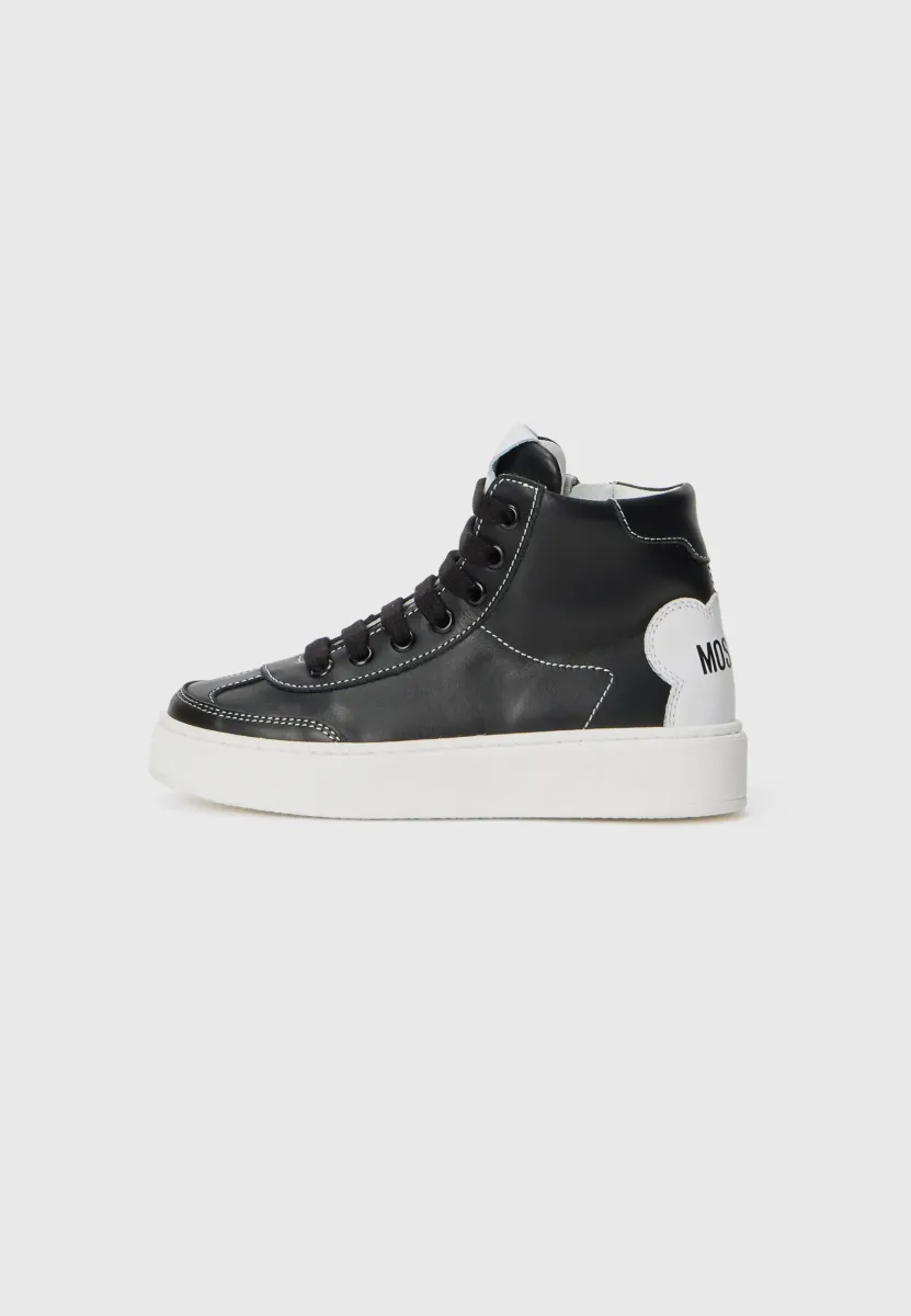 UNISEX - Sneaker high - black/white