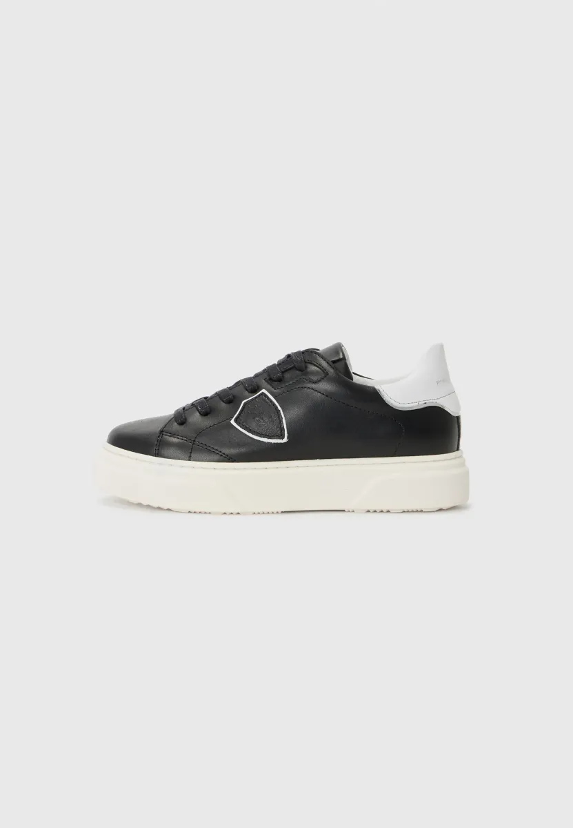 UNISEX - Sneaker low - black/white/silver-coloured