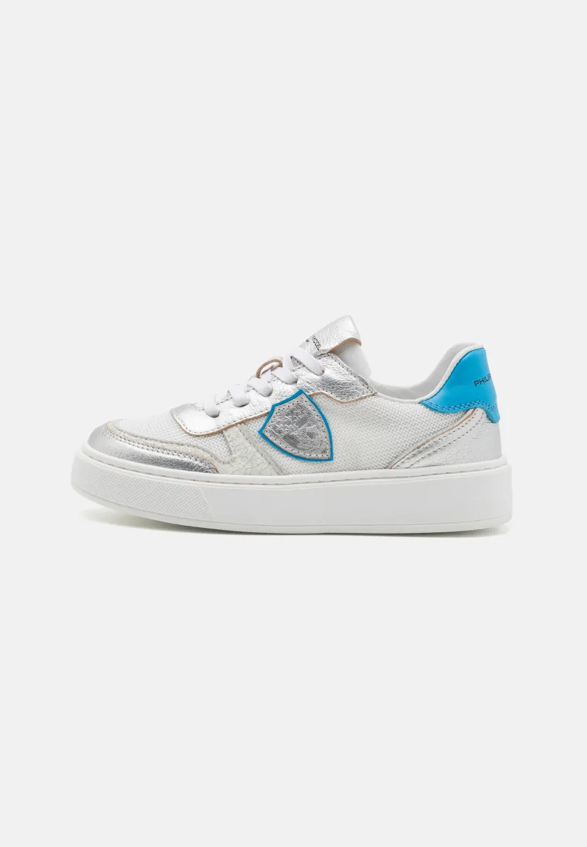 UNISEX - Sneaker low - white/silver/sky blue
