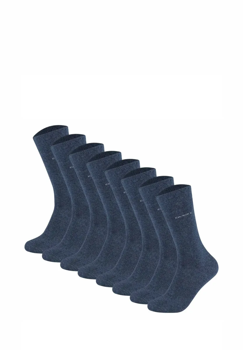 UNISEX SOFT EINFARBIG 8ER PACK - Socken - blau
