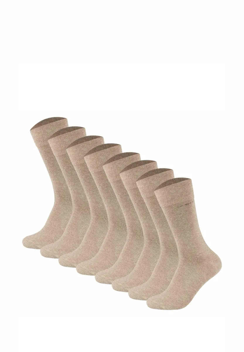 UNISEX SOFT EINFARBIG 8ER PACK - Socken - sand