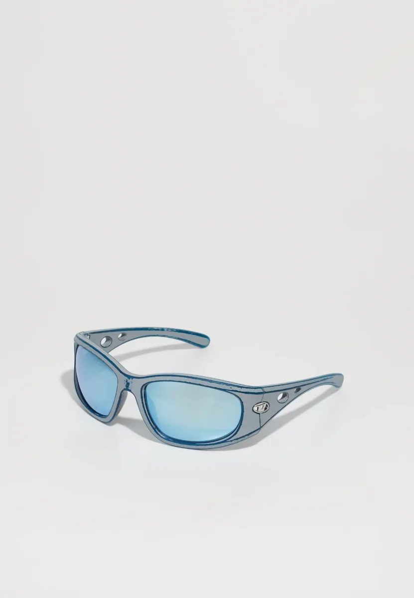 UNISEX - Sonnenbrille - blu barrelling grey/dark grey/mirror blu